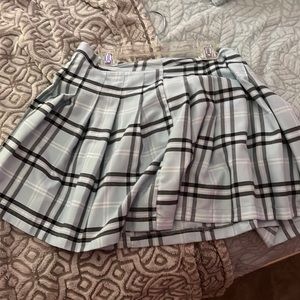 A forever 21 plaid skirt